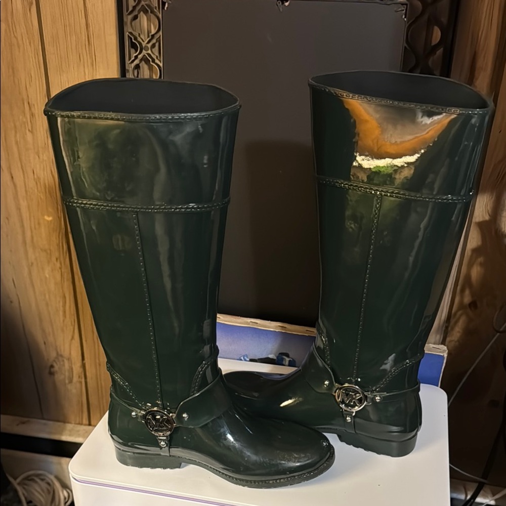 Michael Kors Olive Knee-High Boots
